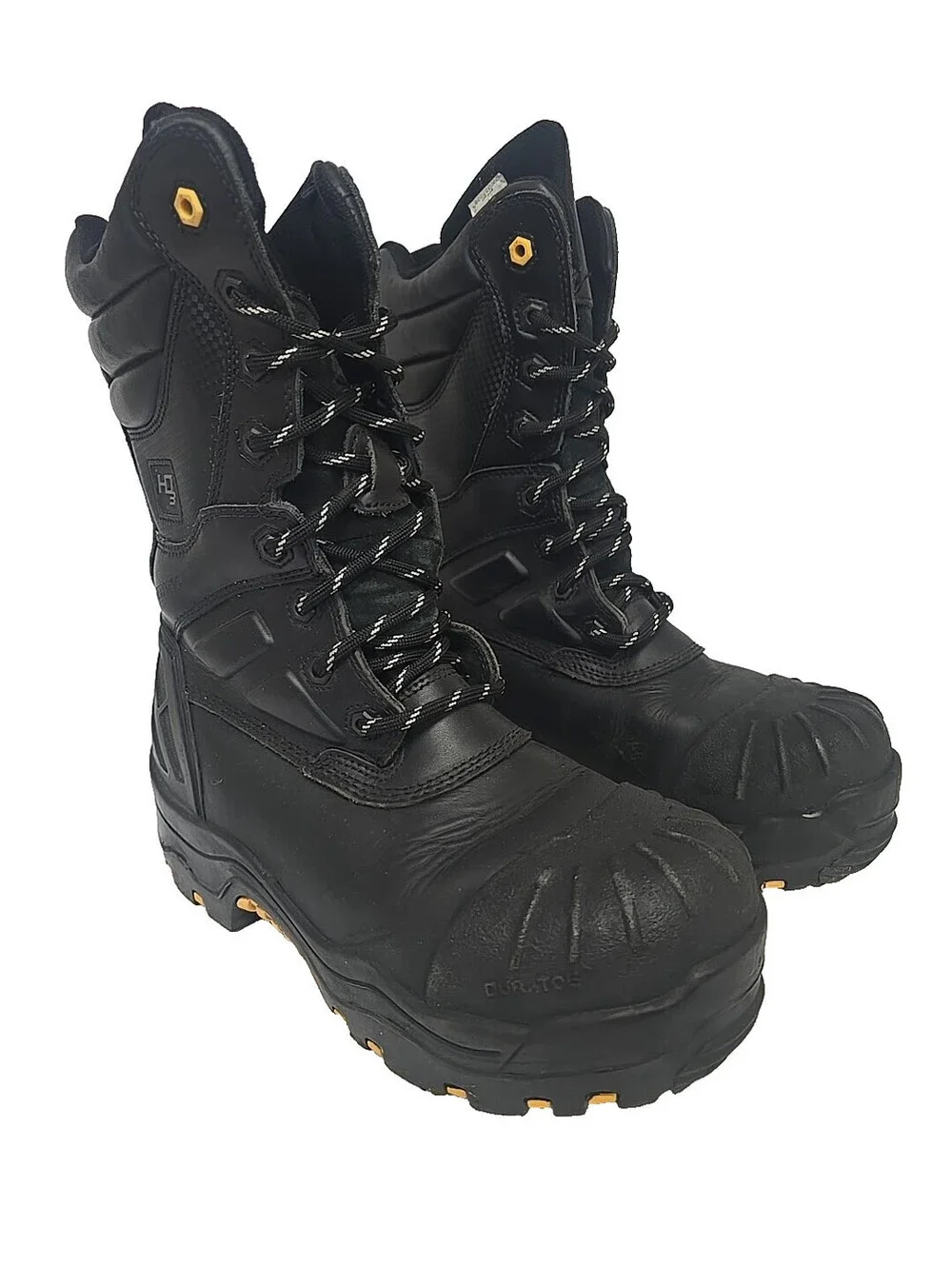 DAKOTA Men's 8901 Composite Toe Composite Plate HD3 Waterproof Boots Black 8M